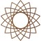 Ekena Millwork Eleanor Wood Fretwork Pierced Ceiling Medallion, Walnut, 36"OD x 13 7/8"ID x 1/4"T CMWP36X36X0250EAWA - alternate 4